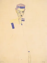 Self-Portrait with Headband